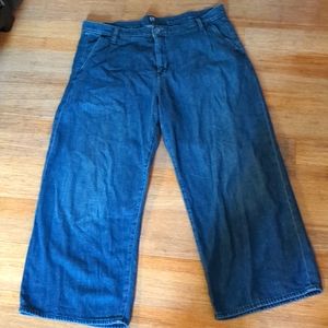 Gap for good 1969 crop trouser jeans 33 16
